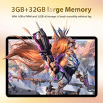 Pad 8 Ultra 10.1 inch 3G Phone Call Tablet PC, 3GB+32GB, Android 10 MTK6755 Quad Core, US Plug, US Plug