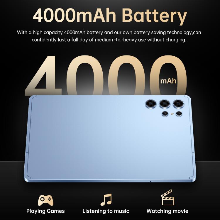 Pad 25 Ultra 10.1 inch 4G LTE Tablet PC, 4GB+32GB, Android 10 MTK6755 Octa Core, EU Plug, EU Plug