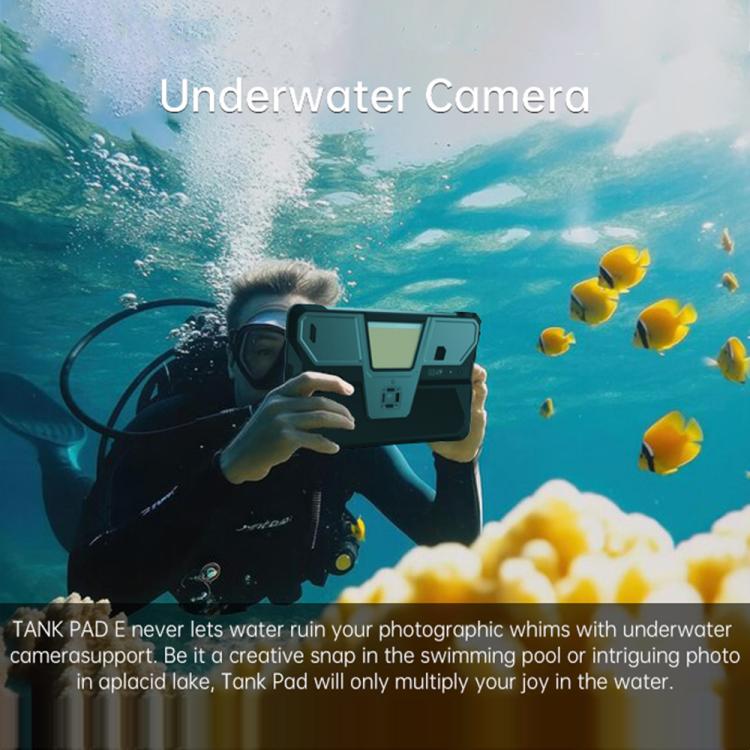 Unihertz 8849 Tank Pad E Rugged Tablet PC & Projector, 12GB+512GB, 10.95 inch Android 14 MT6789 Octa Core 4G Network, EU Plug, Tank Pad E 4G Network