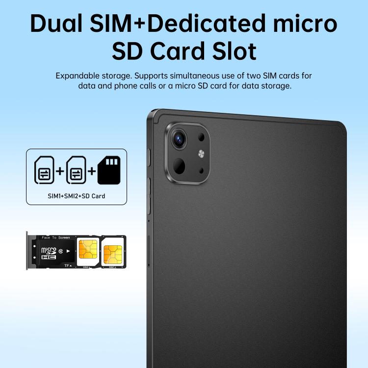 Pro 13 10.1 inch 4G LTE Tablet PC, 4GB+32GB, Android 10 MTK6755 Octa Core, UK Plug, UK Plug