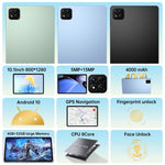 Pad 7 Pro 10.1 inch 4G LTE Tablet PC, 4GB+32GB, Android 10 MTK6755 Octa Core, EU Plug, EU Plug