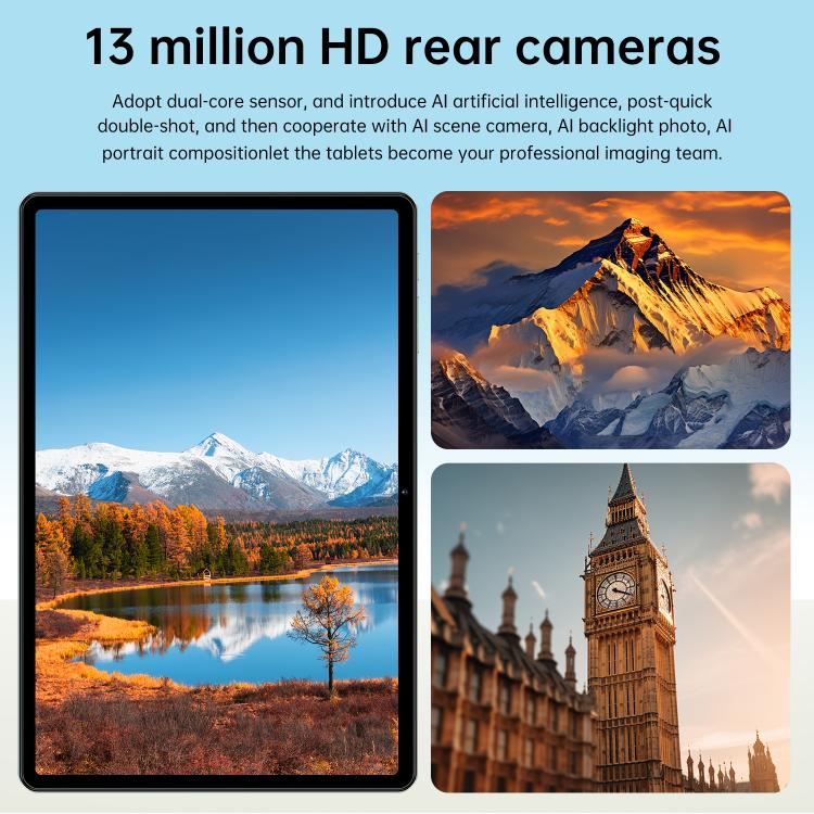 Pad 7 Pro 10.1 inch 4G LTE Tablet PC, 4GB+32GB, Android 10 MTK6755 Octa Core, AU Plug, AU Plug