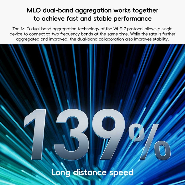 راوتر شاومي BE5000 واي فاي 7 MLO تردد 2.4GHz و5.0GHz ثنائي النطاق منفذ 2.5G ذاكرة 512MB مكرر، قابس أمريكي، BE5000