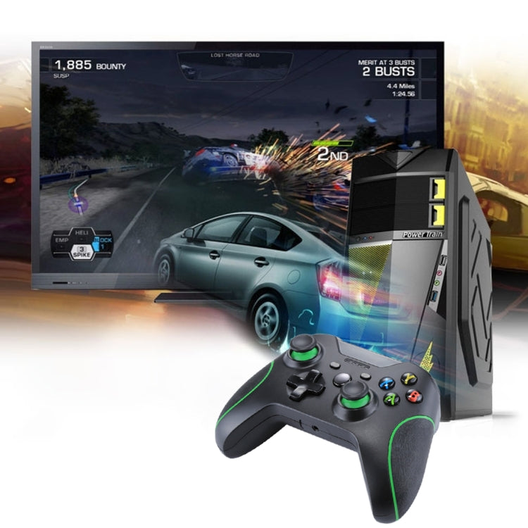 Wired USB Game Controller Gamepad for XBOX ONE Console / PC / Laptop, Cable Length: About 2.1m, HSY-008 (Black)