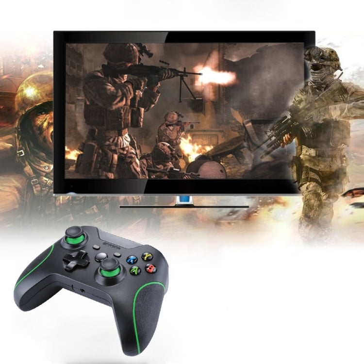 Wired USB Game Controller Gamepad for XBOX ONE Console / PC / Laptop, Cable Length: About 2.1m, HSY-008 (Black)