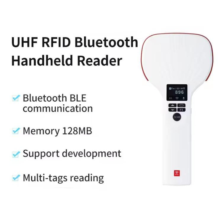 Long Range RFID UHF Portable Handheld Bluetooth Reader, Style: Standard, Standard, EU Plug, Standard, US Plug, Standard, UK Plug