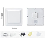 قارئ و كاتب مدمج بتقنية RFID UHF لمسافة طويلة مع شريحة E710، الطراز: إضافة طاقة عبر الإيثرنت، إضافة طاقة عبر الإيثرنت