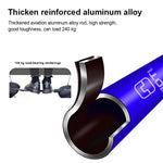 132cm Telescopic Outdoor Three-section Trekking Pole, Blue#132cm, Silver#132cm, Black#132cm, Red#132cm