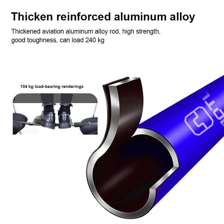 132cm Telescopic Outdoor Three-section Trekking Pole, Blue#132cm, Silver#132cm, Black#132cm, Red#132cm