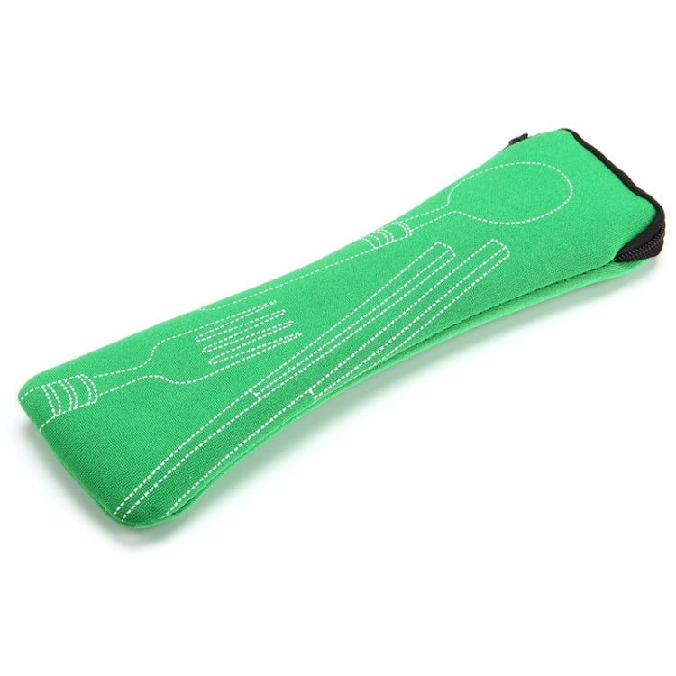 Three-Piece Outdoor Cutlery, Grass green, Fluorescent green, Orange, Purple, Big Red, Light blue, Dark blue, Rose Red