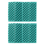 2 PCS Portable Folding Cellular Massage Cushion Outdoors Damp Proof Picnic Seat Mats EVA Pad, 2 PCS (Dark green), 2 PCS (Grass green), 2 PCS (Orange), 2 PCS (Blue), 2 PCS (Purple), 2 PCS (Red)