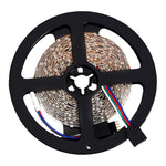 5M RGB LED Strip DC 12V SMD 2835 Non-Waterproof Flexible LED Light Tape Ribbon, 44-keys Remote Control, with 44-keys Remote Control