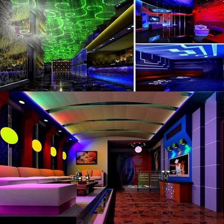 5M RGB LED Strip DC 12V SMD 2835 Non-Waterproof Flexible LED Light Tape Ribbon, 44-keys Remote Control, with 44-keys Remote Control