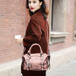 Fashion Casual Retro Oil PU Shoulder Bag Ladies Handbag Messenger Bag