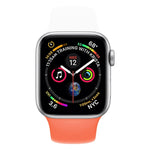 Double Colors Silicone Watch Band for Apple Watch Series 3 & 2 & 1 42mm (Light Blue+Light Pink)