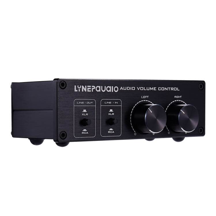 LINEPAUDIO A977 2 In 2 Out Switcher Full-balance Passive Preamp Active Speaker Double Sound Source Volume Controller, A977