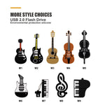 MicroDrive 16GB USB 2.0 Music Note U Disk, 16GB