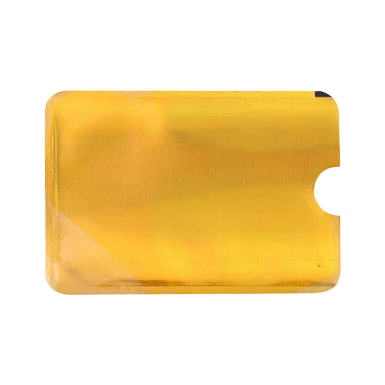 100pcs Aluminum Foil RFID Blocking Credit Card ID Bank Card Case Card Holder Cover, Size: 9 x 6.3cm