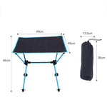 Outdoor Camping Portable Light Folding Table Oxford Cloth Aviation Aluminum Picnic Barbecue Table, Barbecue Table(black), Barbecue Table(blue), Barbecue Table(orange), Barbecue Table(red)