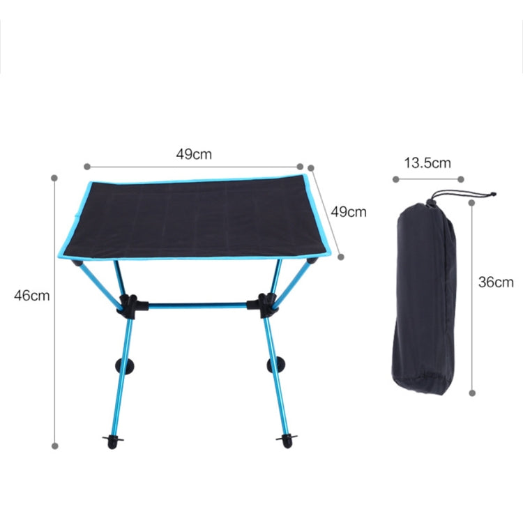 Outdoor Camping Portable Light Folding Table Oxford Cloth Aviation Aluminum Picnic Barbecue Table, Barbecue Table(black), Barbecue Table(blue), Barbecue Table(orange), Barbecue Table(red)