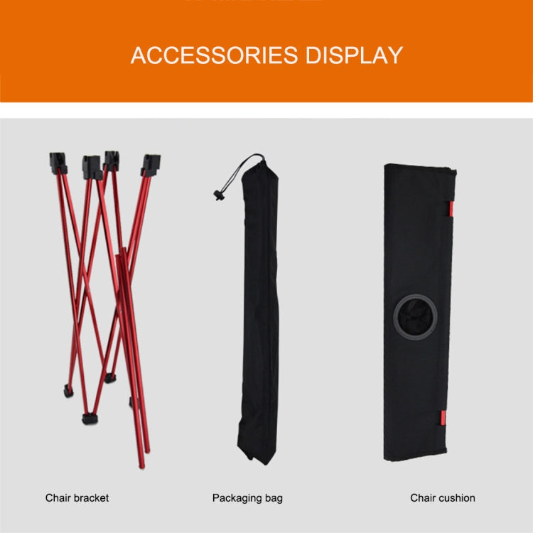 Outdoor Camping Portable Light Folding Table Oxford Cloth Aviation Aluminum Picnic Barbecue Table, Outdoor Barbecue Table(red)