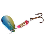 HENGJIA SPB30 30 PCS Sequin Set Metal Sequins False Bait Fresh Sea Bass Fishing Bait, Length: 2.5 to 4cm, Bagged, Bagged