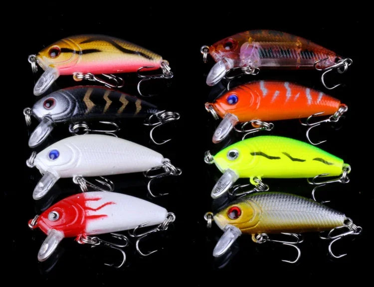 HENGJIA Set056 56 PCS Sequin Set Metal Sequins False Bait Fresh Sea Bass Fishing Bait Set, Length: 3 to 10cm, Bagged, Bagged