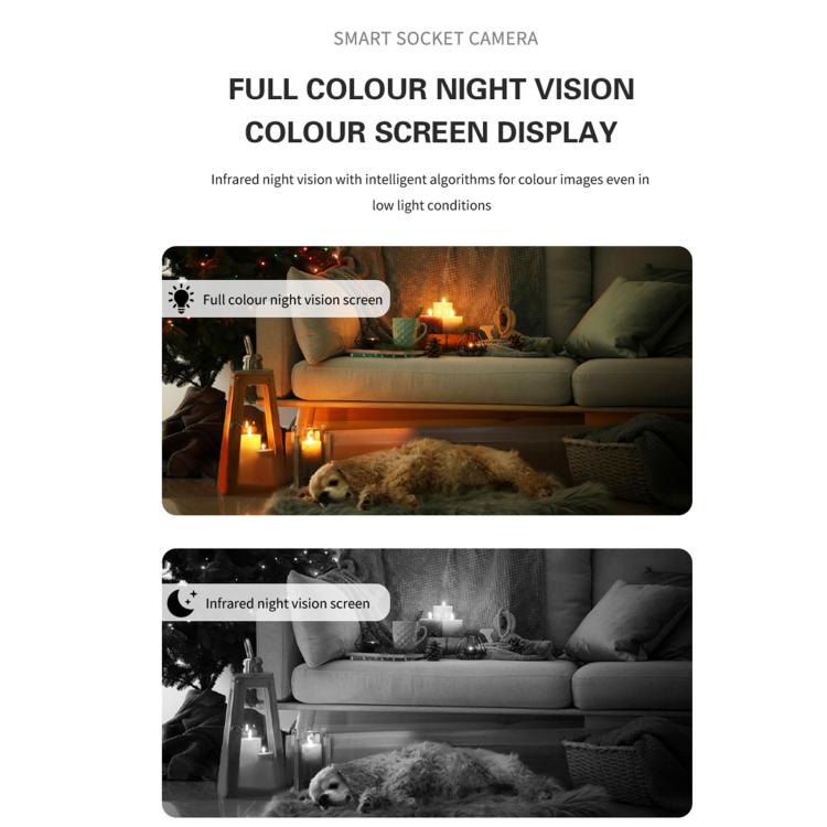 A11 WiFi Smart Home PTZ Webcam IP Camera Night Vision Monitor - Trustpick