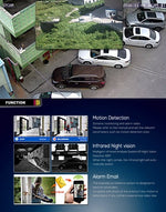 A2B5 720P 1.0 Mega Pixel 2 x Bullet AHD Cameras AHD DVR Kit, Support Night Vision / Motion Detection, IR Distance: 20m - Trustpick