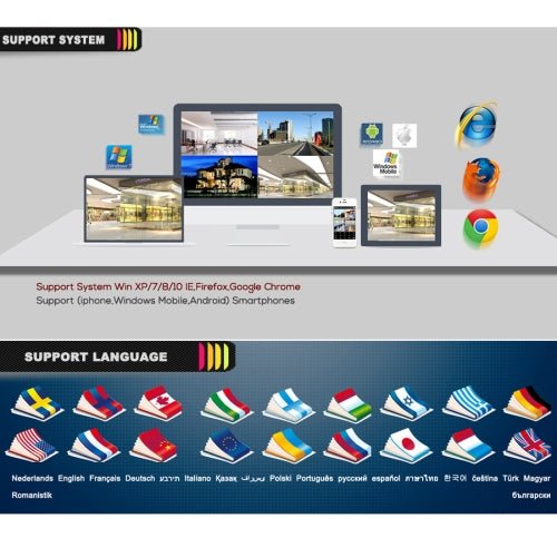 A2B5 720P 1.0 Mega Pixel 2 x Bullet AHD Cameras AHD DVR Kit, Support Night Vision / Motion Detection, IR Distance: 20m - Trustpick