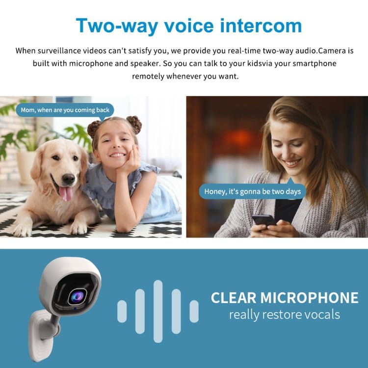 A3 Motion Detection Two - way Audio Night Vision WiFi Camera - Trustpick
