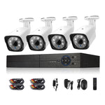 A4B3Kit 2MP 4CH 1080P CCTV Security Camera System AHD DVR Surveillance Kit, Support Night Vision / Motion Detection - Trustpick