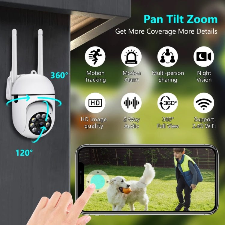 A7 1080P HD Wireless WiFi Smart Surveillance Camera Support Night Vision / Two Way Audio - Trustpick