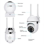 A7 1080P HD Wireless WiFi Smart Surveillance Camera Support Night Vision / Two Way Audio - Trustpick