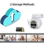 A8 - C2 2MP Smart WiFi Surveillance IP Camera, Dual - light Full Color Night Vision / Two Way Audio / TF Card - Trustpick