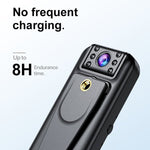 A82 IR Night Vision Rotating Lens 2K HD Video WiFi Recorder with Back Clip - Trustpick