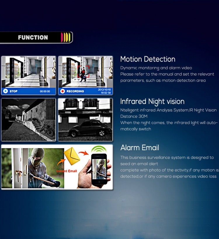 A8/Mini - MH 5 in 1 8 - Channel Dual Stream H.264 1080P Mini AHD DVR, Support AHD / TVI / CVI / CVBS / IP Signal - Trustpick