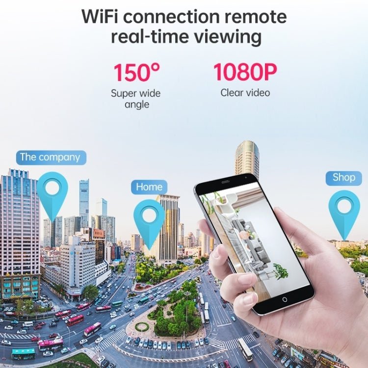A9 1080P WiFi Wireless Network Camera Wide - angle Recorder - Trustpick