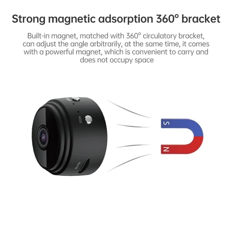 A9 1080P WiFi Wireless Network Camera Wide - angle Recorder - Trustpick