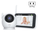 ABM100 4.3 inch Wireless Video Color Night Vision Baby Monitor 360 - Degree Security Camera - Trustpick