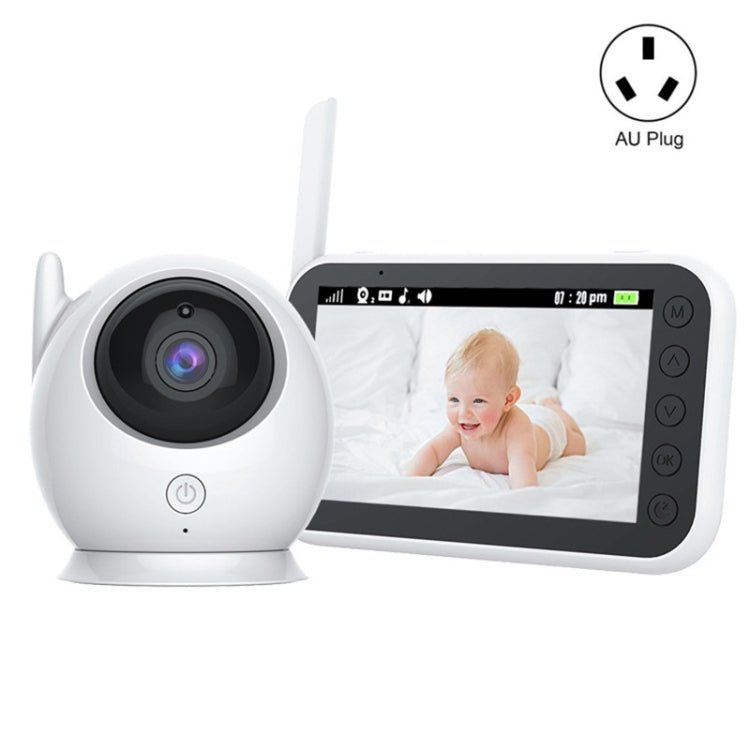 ABM100 4.3 inch Wireless Video Color Night Vision Baby Monitor 360 - Degree Security Camera - Trustpick