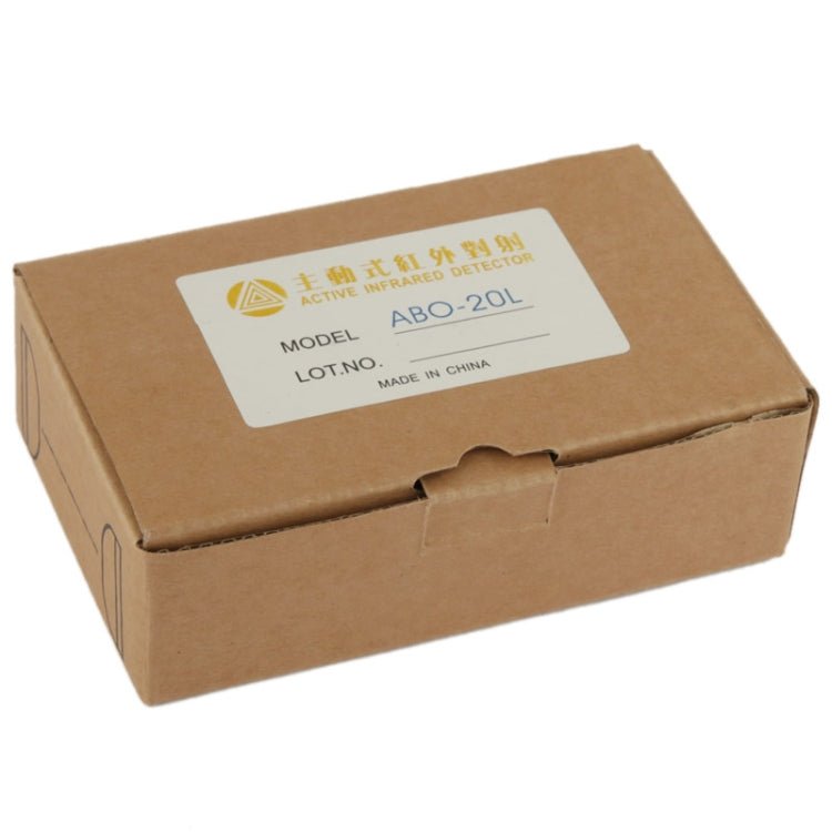 ABO - 20L Single Beam Detector Active Half Egg Beam Infrared Detector Photoelectric Sensor, Detect Distance: 20m - Trustpick