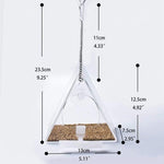 Acrylic Bird Cage Transparent Pet Box Triangle Bird Feeder - Trustpick