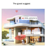 AITENG V017G Life Waterproof Battery - Free Wireless Doorbell, 1 Receiver + 1 x Transmitter, Receiver Distance: 130m, US Plug - Trustpick