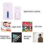 AITENG V017G Life Waterproof Battery - Free Wireless Doorbell, 1 Receiver + 1 x Transmitter, Receiver Distance: 130m, US Plug - Trustpick