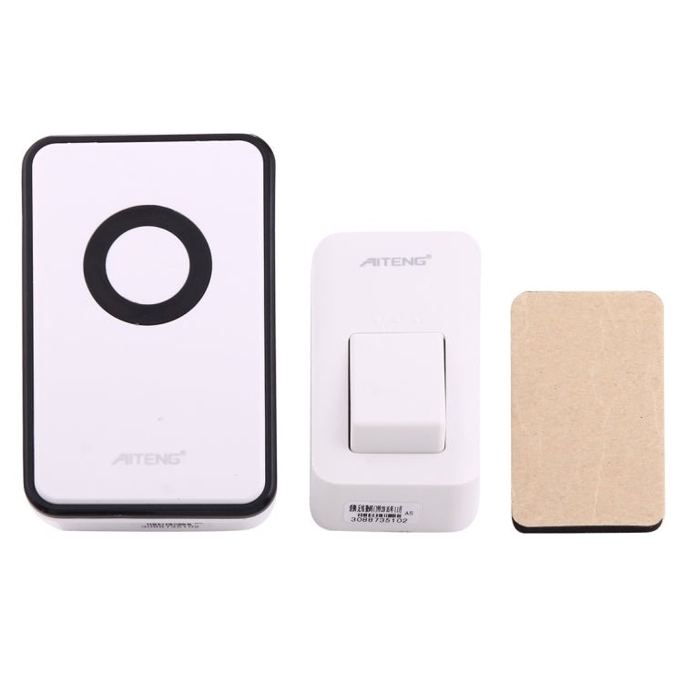 AITENG V018G Life Waterproof Battery - Free Wireless Doorbell, 1 Receiver + 1 x Transmitter, Receiver Distance: 130m, US Plug - Trustpick