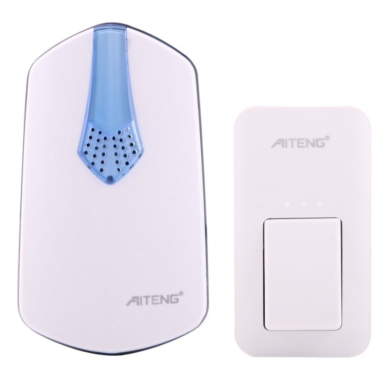 AITENG V026G Life Waterproof Battery - Free Wireless Doorbell, 1 Receiver + 1 x Transmitter, Receiver Distance: 130m, US Plug - Trustpick