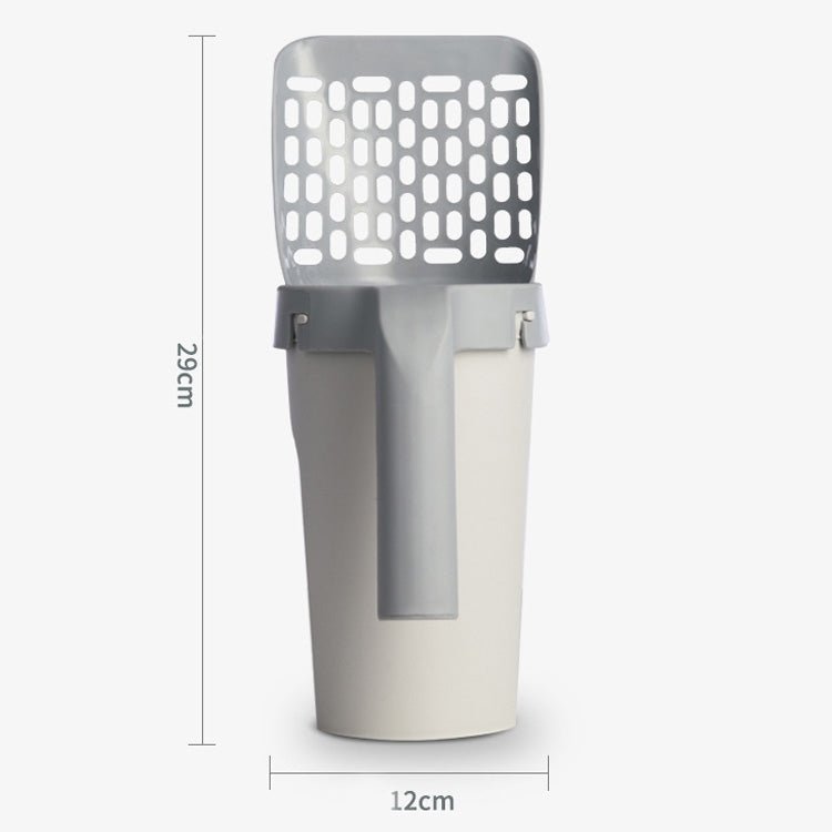 All - In - One Cat Litter Scoop Pet Toilet Picker Removable Portable Plastic Scoop - Trustpick