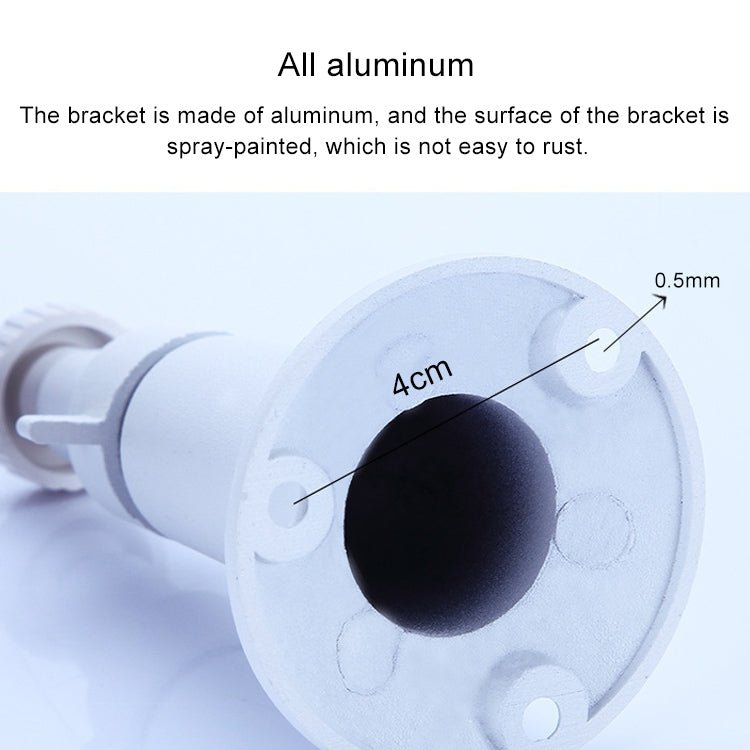 Aluminum Arlo Universal Support Wall Mounted Bracket for Monitor Camera, Black & White Random Delivery - Trustpick