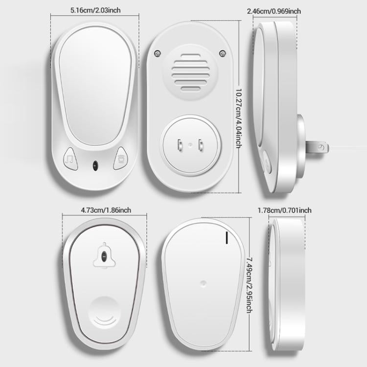 ANENG Home Intelligent Electronic Remote Control Waterproof Wireless Doorbell - Trustpick